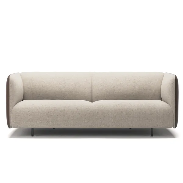 Urban 25-Sitssoffa Paneltyg Beige Breeze / Läder