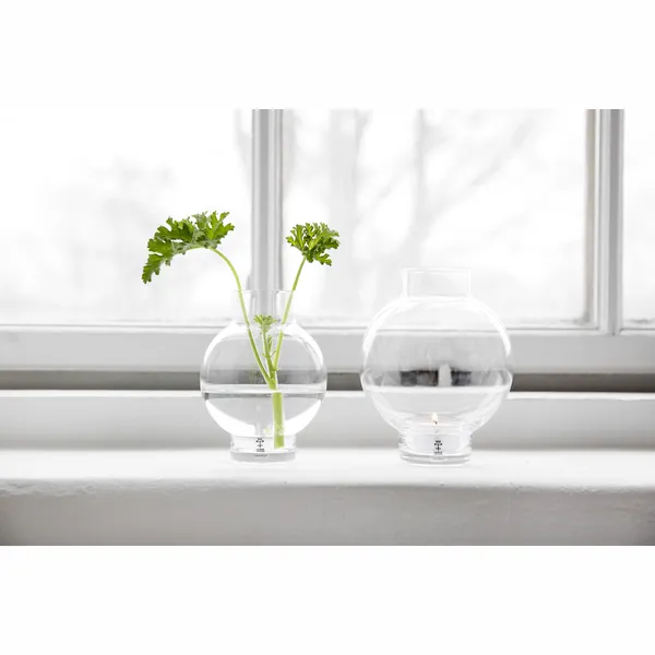 Tokyo Fyrfad/Vase 150 Mm Klar