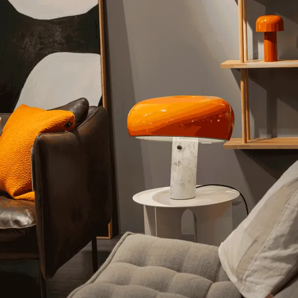 Snoopy Bordlampe Oransje