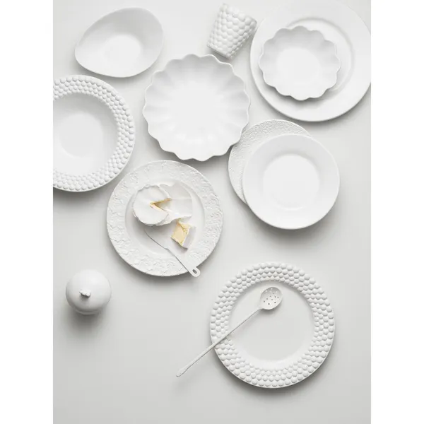 Oyster Tallrik Vit 20 cm