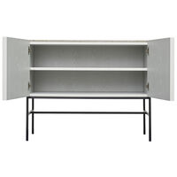Boss Cabinet With Two Doors Grey Stained