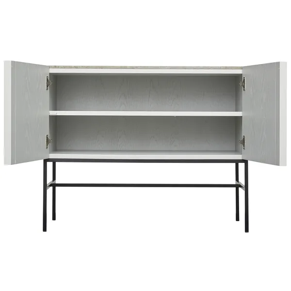 Boss Cabinet With Two Doors Grey Stained