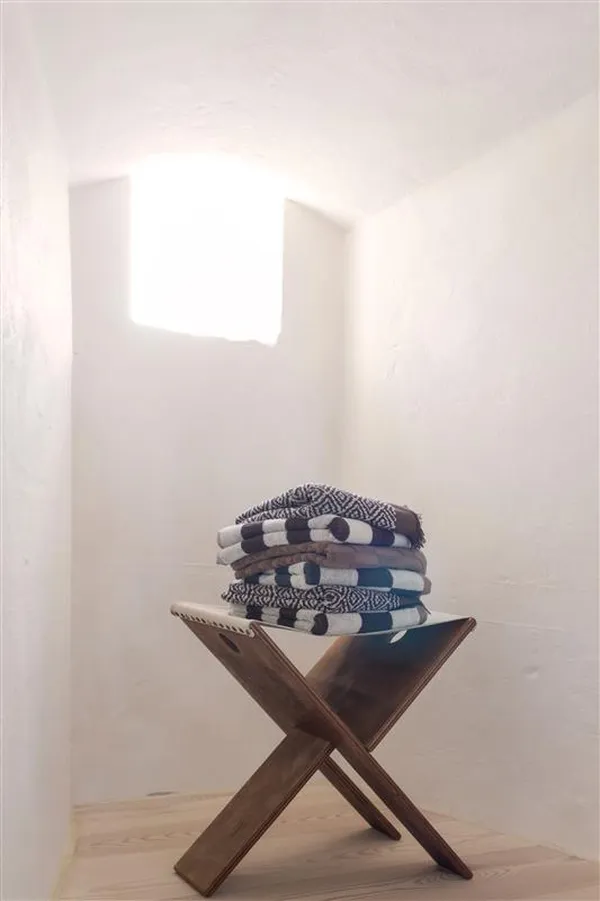 Retro Badehåndklæde 70x133 cm Chocolate