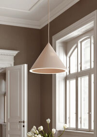 Annular Riippuvalaisin Ø47 cm Beige