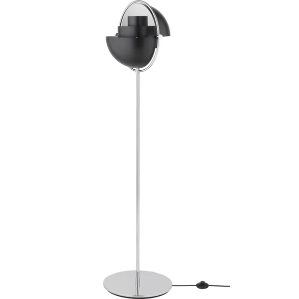 Multi-Lite Gulvlampe Chrome / Svart