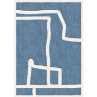 Gotland Klint Villamatto Cornflower Blue 180x270 cm