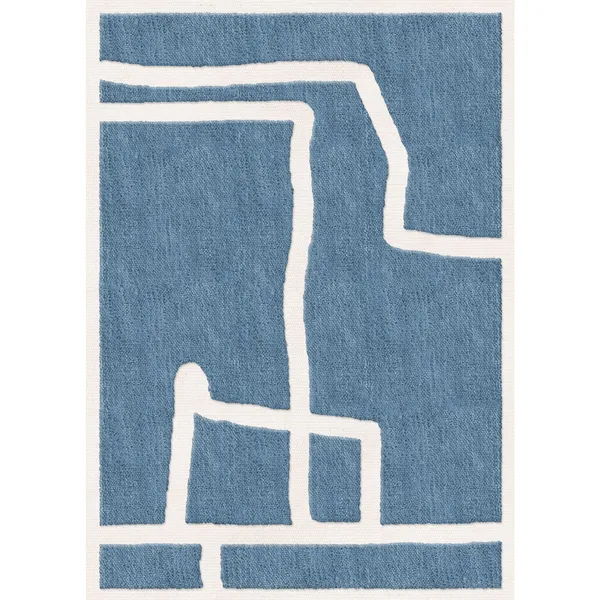 Gotland Klint Villamatto Cornflower Blue 180x270 cm