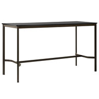 Drip HW64 Barbord 80x190x105 cm Svart Laminat / Brons