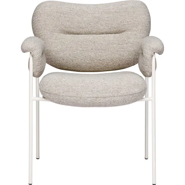 Spisolini Tuoli Pearl White Jalat / Kangas Barnum Sand