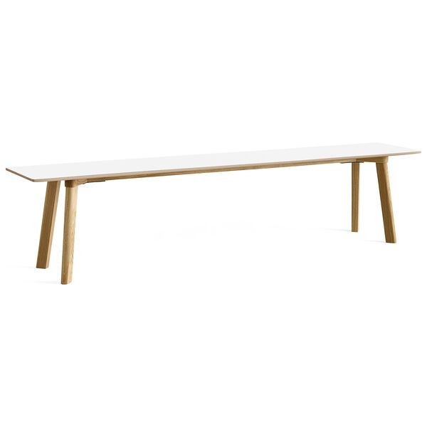 CPH Deux 215 2.0 Bänk 200 cm Pearl White / Vattenbaserad Lackad Ek