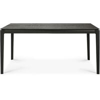 Oak Bok Spisebord Forlengbar Svart 160-240x90 cm