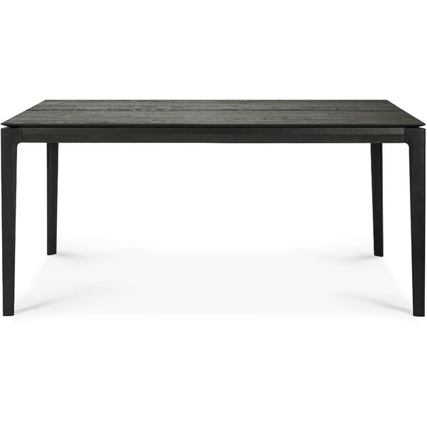 Oak Bok Spisebord Forlengbar Svart 160-240x90 cm