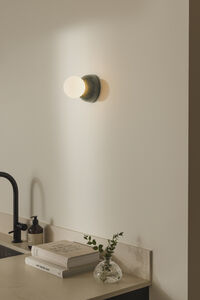 Art Deco Vegg-/Taklampe Røyk
