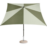 Terrazza Parasol Square Green / Dark Green