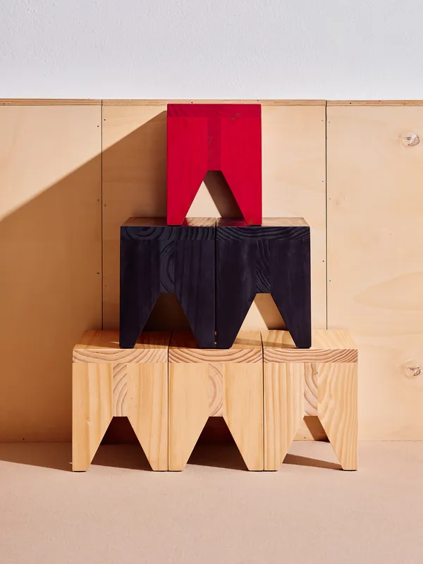 Manolito Stool Short Natural