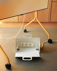 Moon Rollin' Tv Stand Apricot