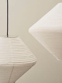 Paper Shade Diamond 80 Lampeskærm Classic White