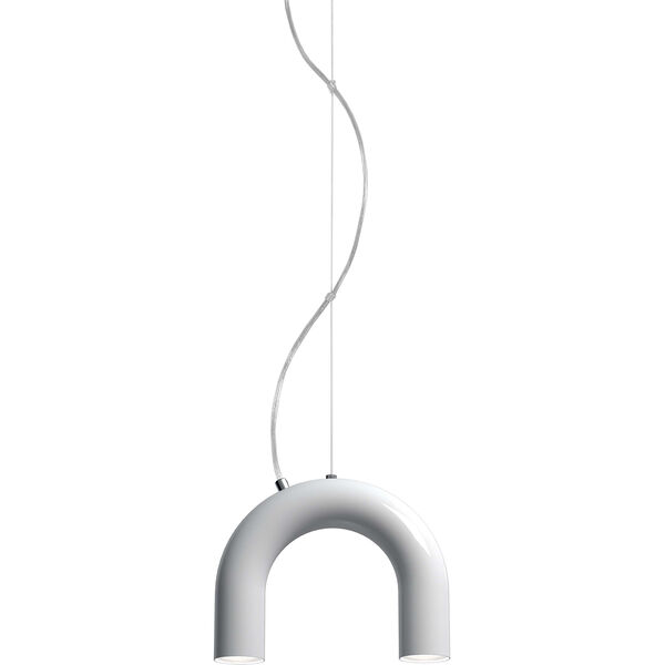 Arch Single Pendel Hvid