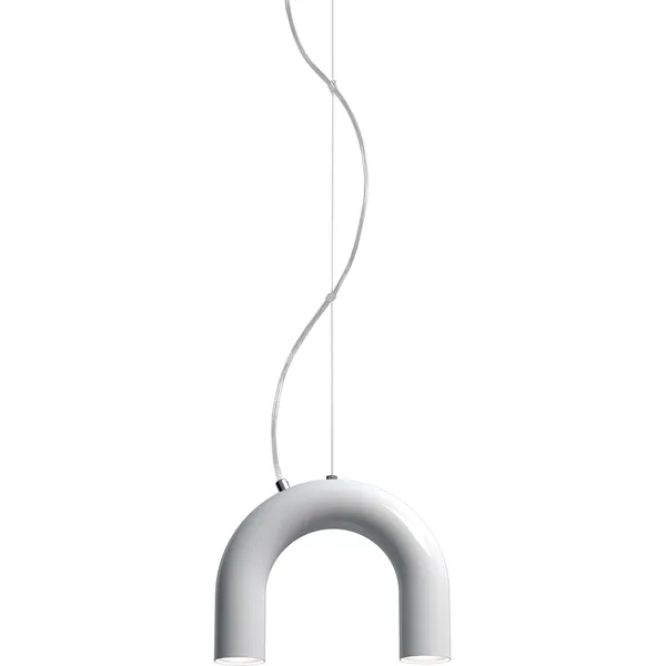 Arch Single Pendel Hvid