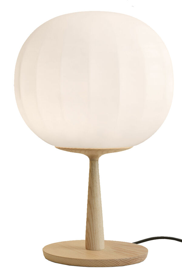 Lita Bordlampe 30 cm Ask / Opalglas