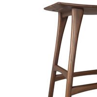 Osso Barstol 65 cm Sortbejdset Teak