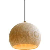 Lune Pendel Ø14 cm Oljet Eik