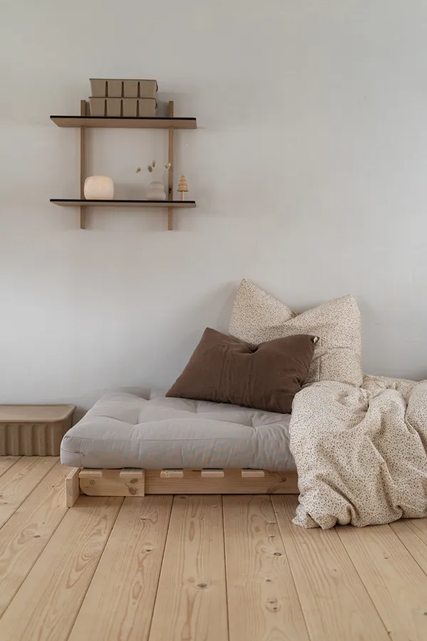 Roots 90 Loungefåtölj Furu / Beige