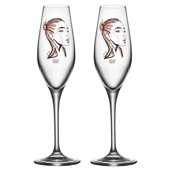All About You Champagneglas 23 cl 2-pak Forever Yours