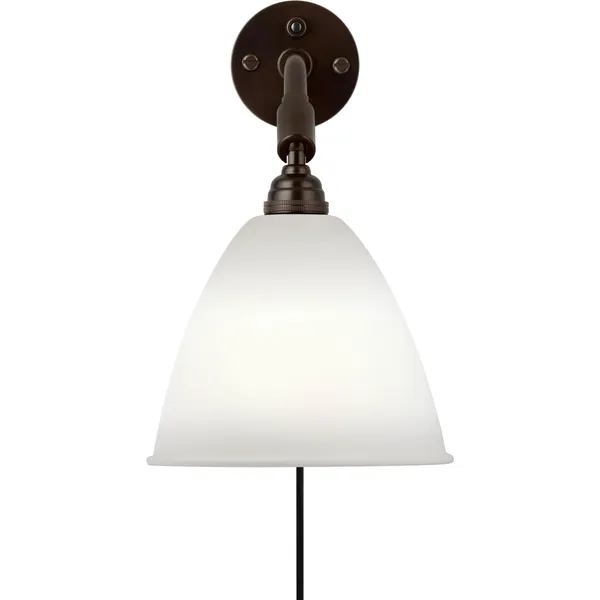 Bestlite BL7 Vegglampe Sort Messing / Bone china