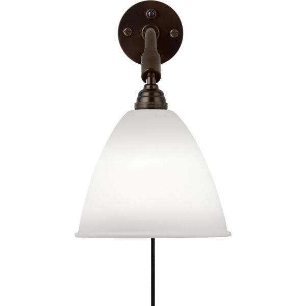 Bestlite BL7 Væglampe Sort Messing / Bone china
