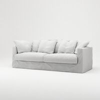 Le Grand Air 3-Seter Sofa Bomull Hvit