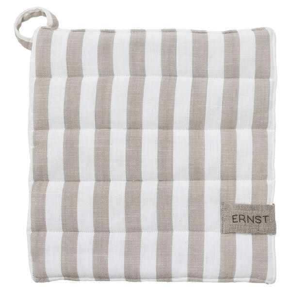 Grydelap 23x25 cm Hvid/Beige