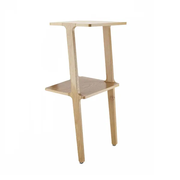 Libri Hylla 77 cm Lackerad Ek