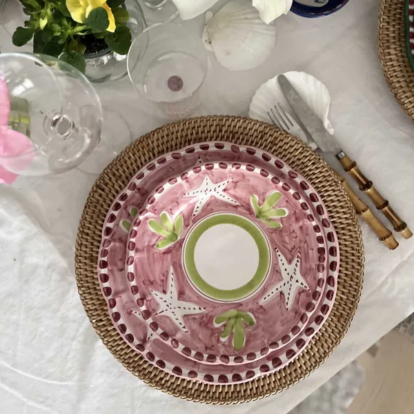 Amalfi Salladstallrik 20 cm Rosa