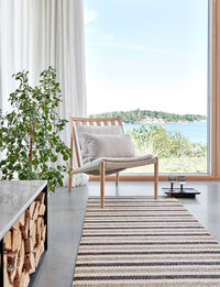 Teo Matta Brun / Beige / Vanilj 70x240 cm