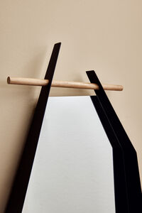 Edge Väggspegel 38x72 cm Svart