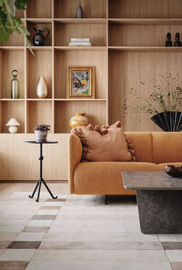Checks Ullmatta Beige 250x350 cm