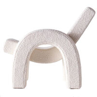 Arco Loungestol Bouclé Hvid