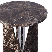 V Sidobord Dark Emerador Marmor