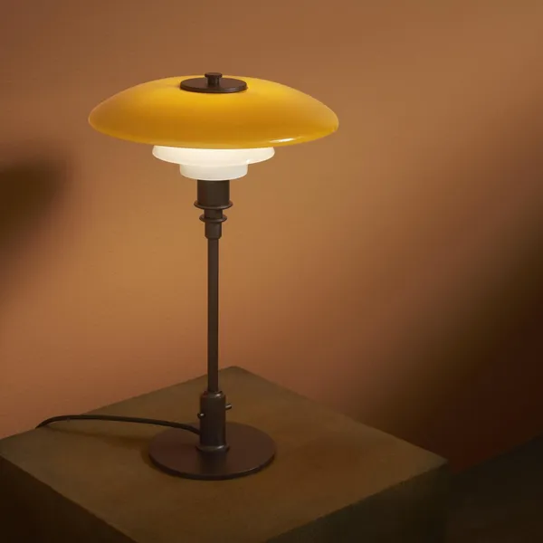 PH 3/2 Bordlampe Centenary Edition Amber / Opal