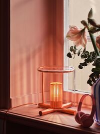 Fireplace Bordlampe Orange