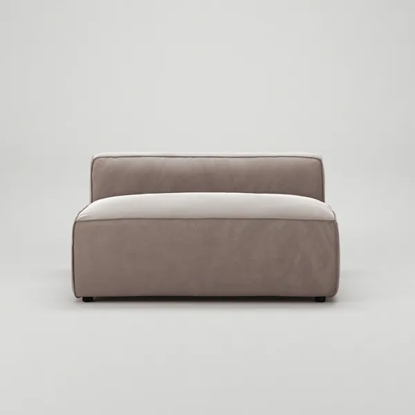 Grand Fåtölj Sammet Dusk Beige