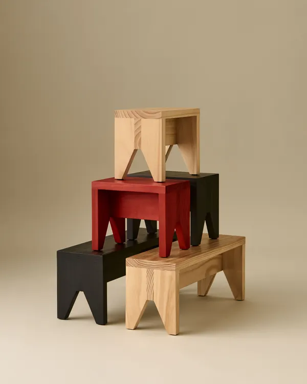 Manolito Stool Short Natural