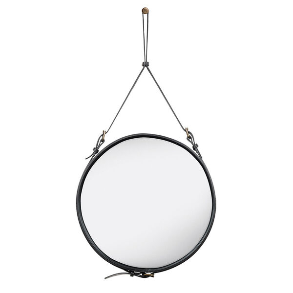 Adnet Vægspejl Cirkulær 58 cm Sort