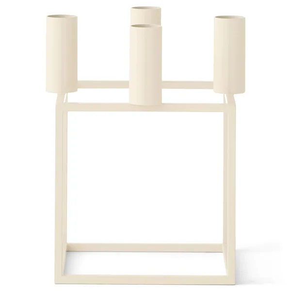 Kubus 4 Ljusstake Ivory