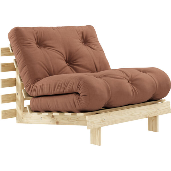 Roots 90 Loungestol Furutre / Clay Brown