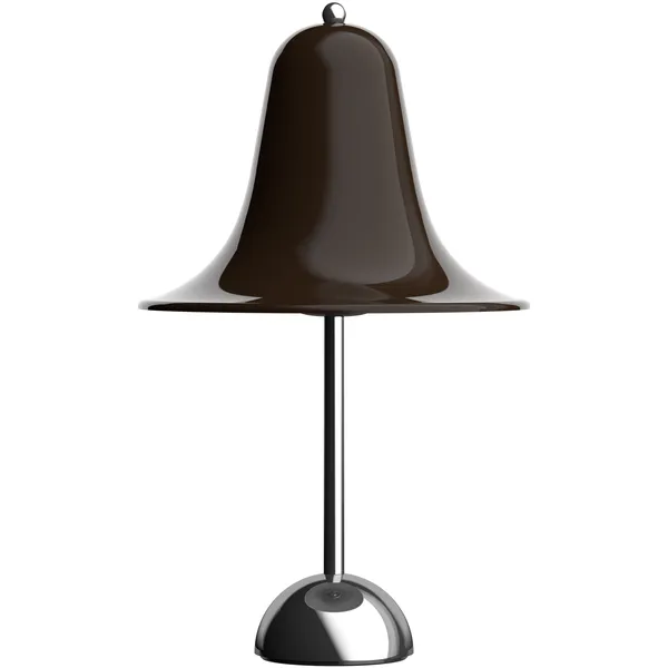 Pantop Bordslampa Ø23 Krom / Pitch Brown