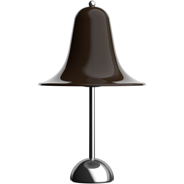 Pantop Bordlampe Ø23 Krom / Pitch Brown