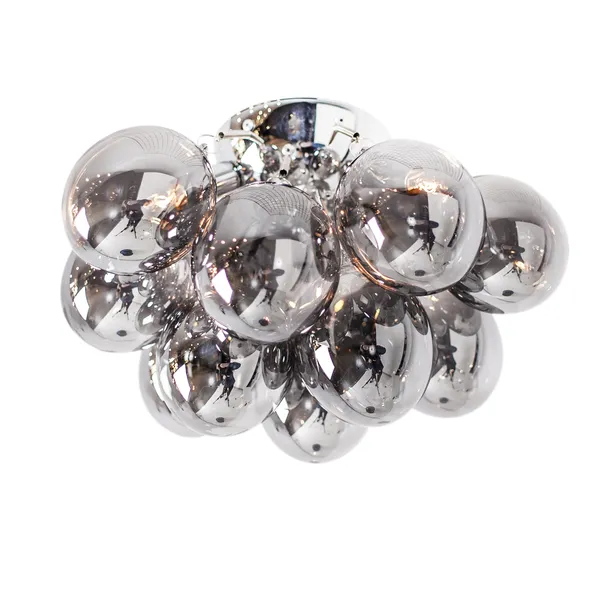 Gross Loftslampe 30 cm Smoked Grey