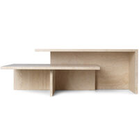 Distinct Grande Duo Sofabord 133x70 cm Cashmere